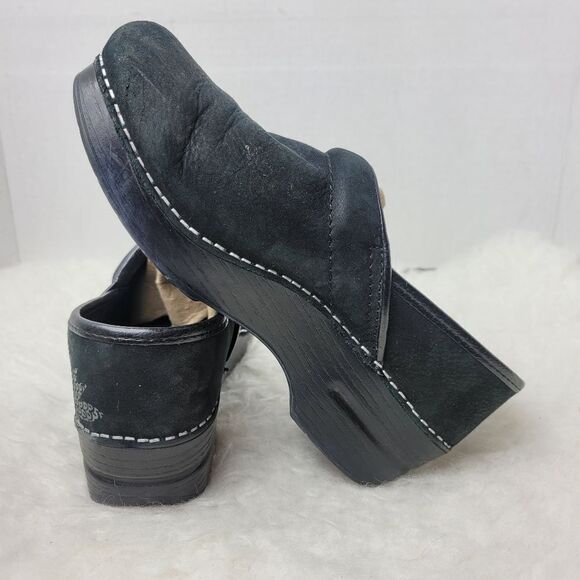 Dansko Professional Metallic Floral Print Nubuck Women's Clogs Shoes Size 6.5 - Picture 6 of 10